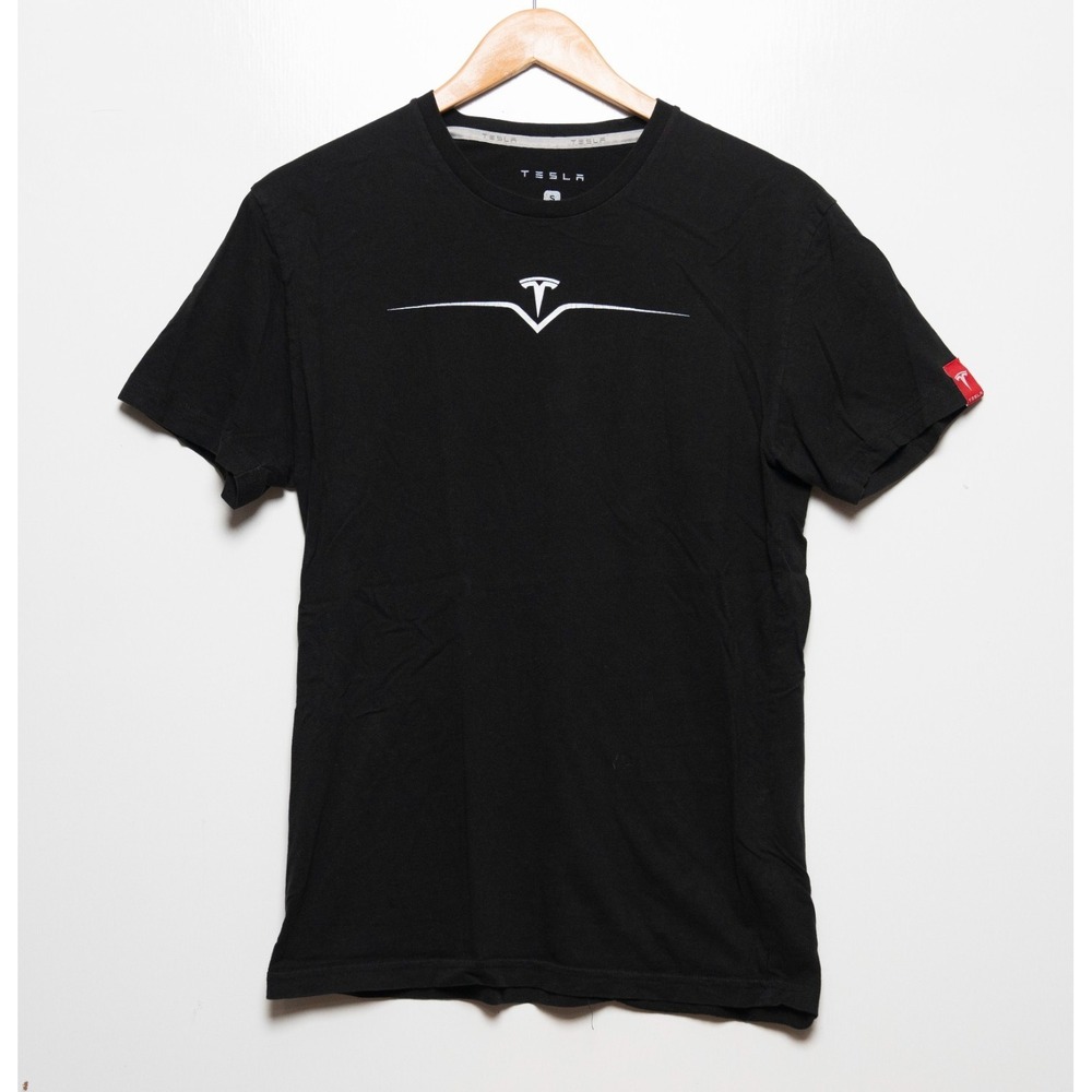 Tesla Motors Official Employee T-Shirt Black Size S‎